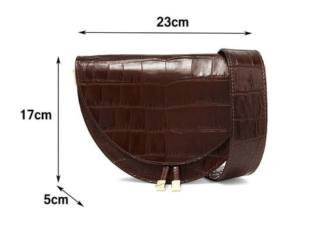 Image of NIGEDU Women Crossbody SaddleBag