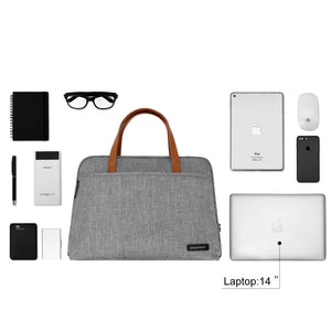 BAGSMART 14 Inch Laptop Briefcase